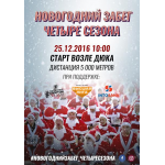 Новогодний Забег Деда Мороза и Снегурочки